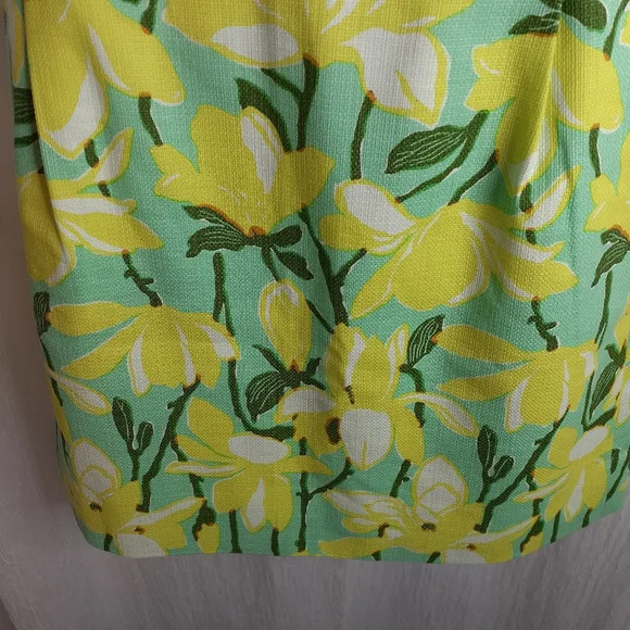 J.‎ Crew Pistachio and Lemon Floral Mini Skirt - Picture 6 of 8
